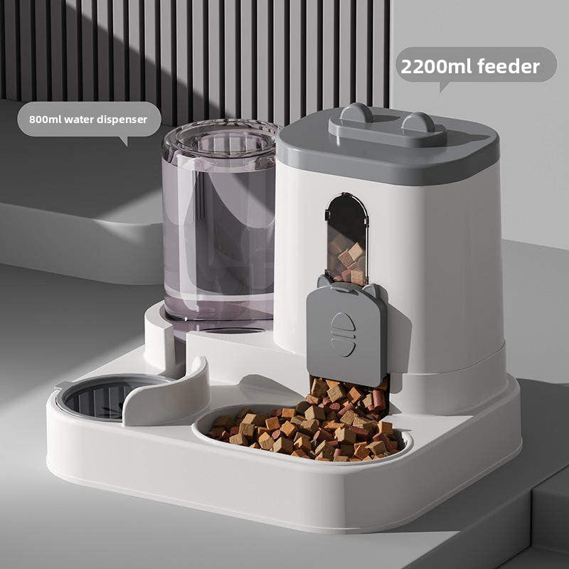 Automatic Pet Food and Water Dispenser