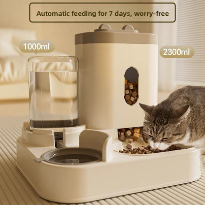 Automatic Pet Food and Water Dispenser